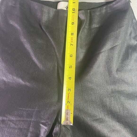 NWOT TUCKERNUCK Ashford Pants Wax Shimmer Kick Ankle Stretch Womens S Black - Picture 6 of 10